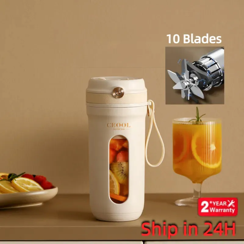 10 Blades Electric Portable Blender