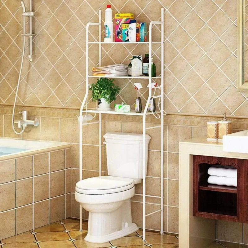 3 Tiers Bathroom shelf Toilet Shelf Organiser