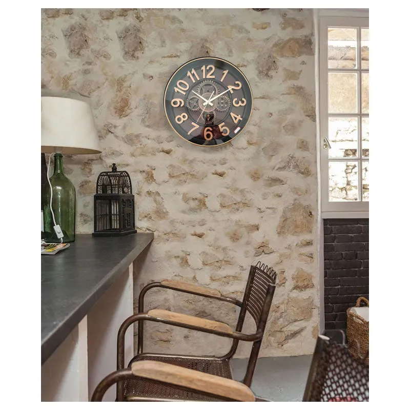 40.5Cm X 40.5Cm X 4.4Cm Home Decor Retro Hanging Clock -6716A