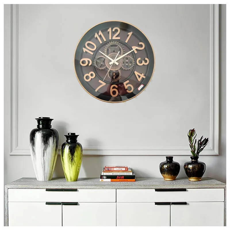 40.5Cm X 40.5Cm X 4.4Cm Home Decor Retro Hanging Clock -6716A