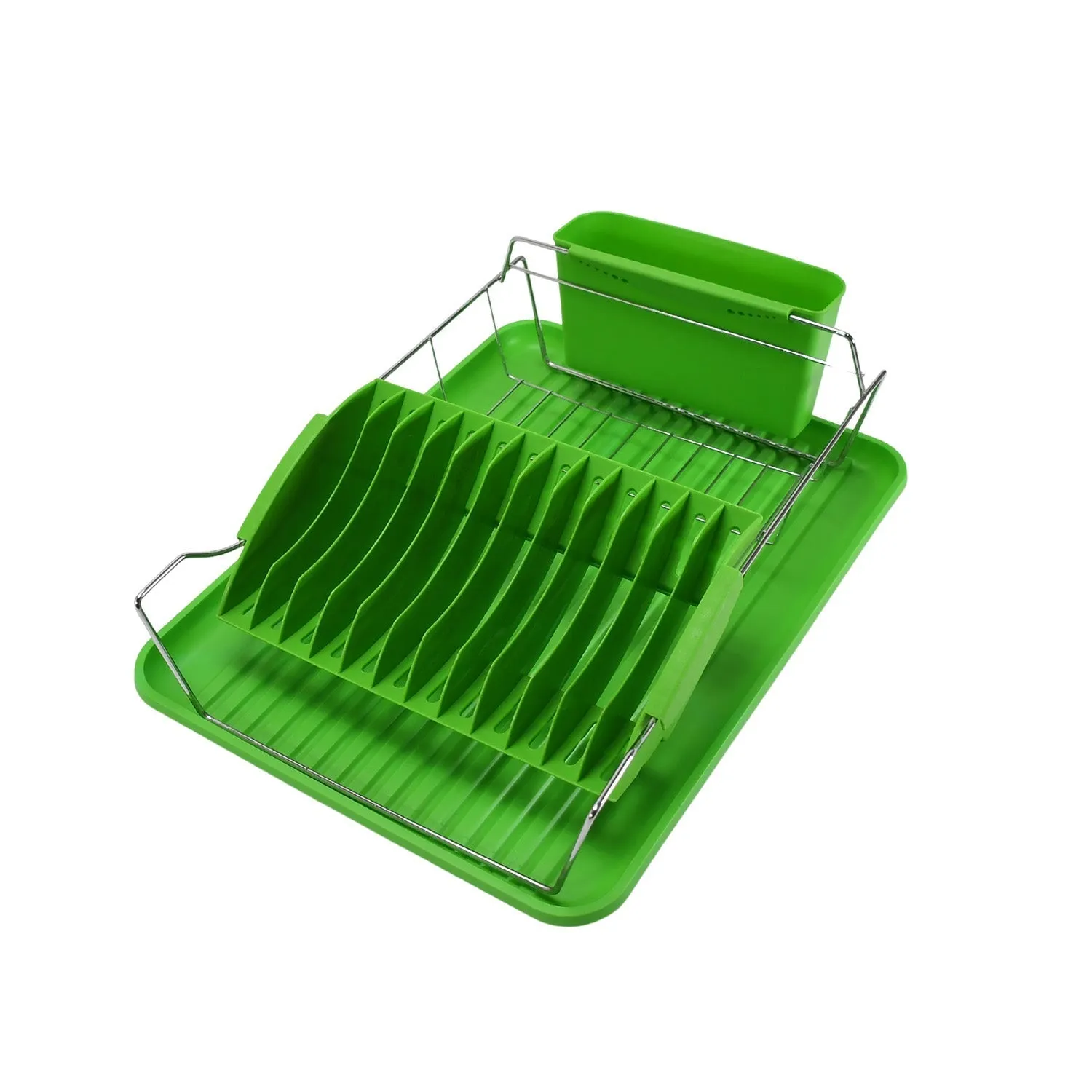 5260 Dish Rack with Plastic Tray For Home & Kitchen Use