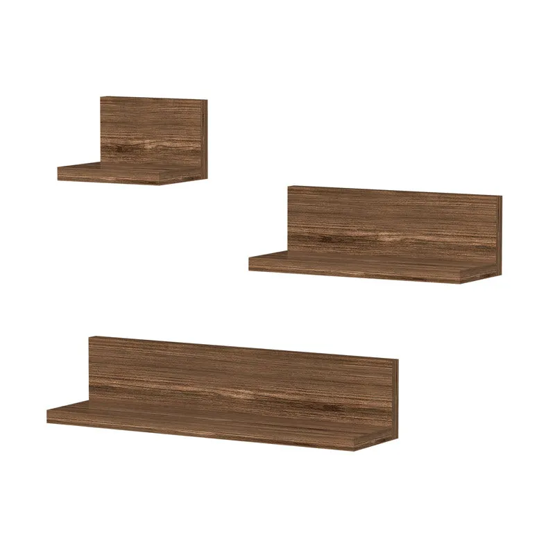 Abalde Wall Shelf - Brown