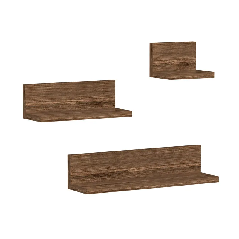 Abalde Wall Shelf - Brown