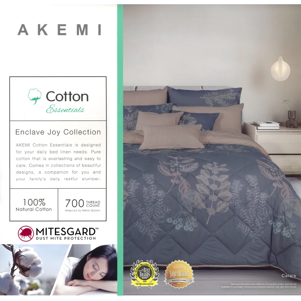 Akemi Enclave Joy Cotton Fitted Sheet Set King Assorted Colors