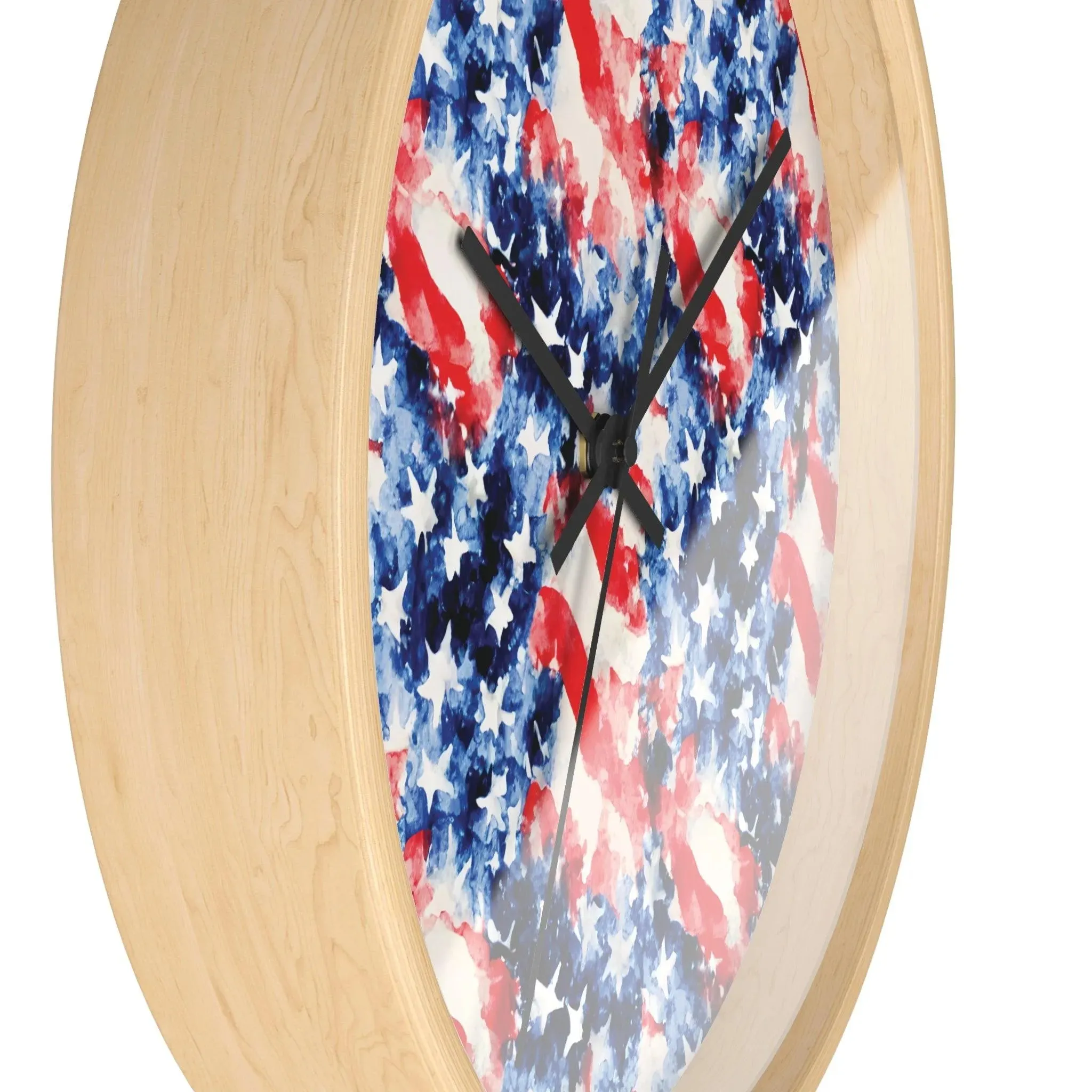 American Flag Wall Clock