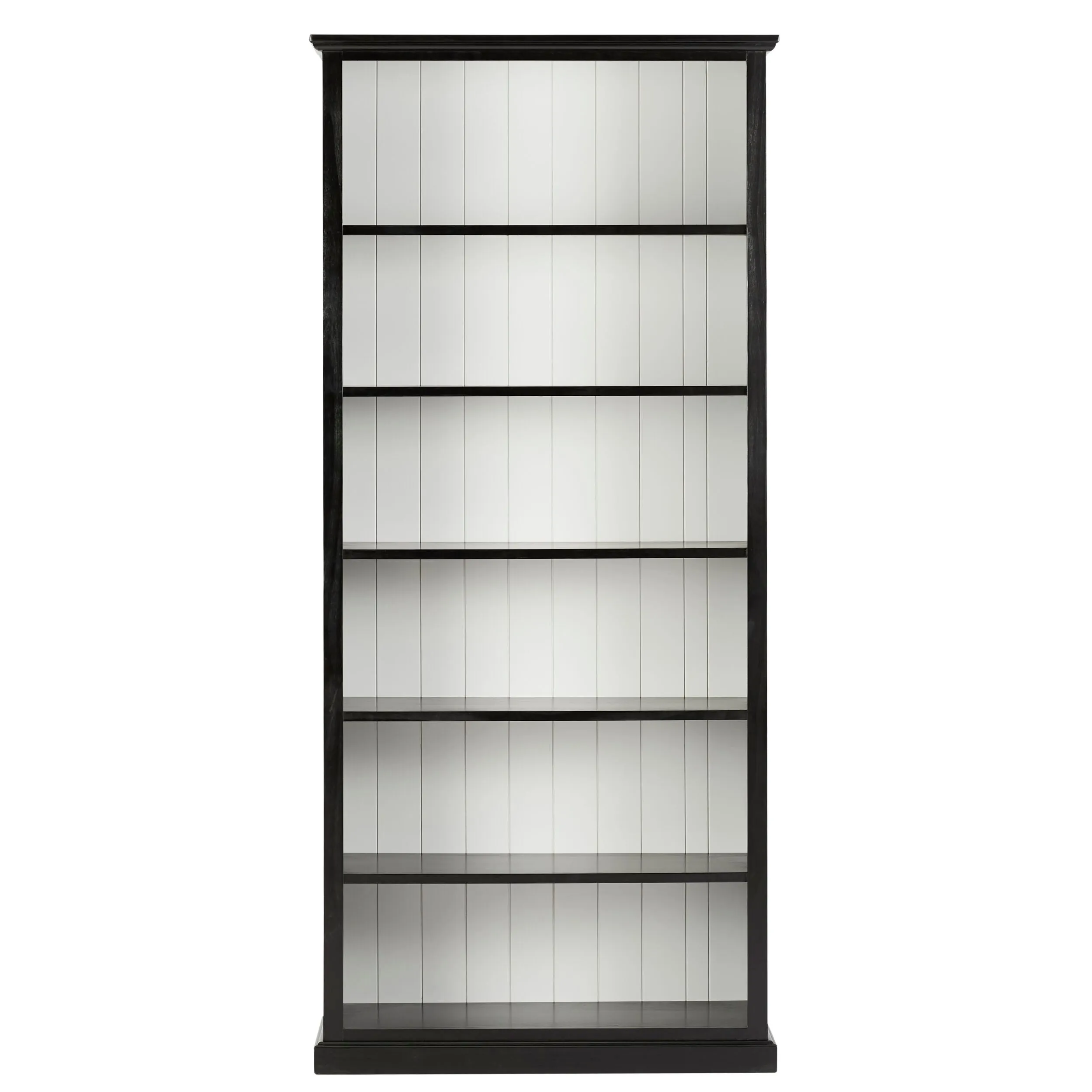 Armand Tall Bookcase 210 x 95cm Black