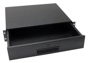 Atlas Sound SD2-14 Storage Drawer - Recessed 2RU with 14 Inch Extension