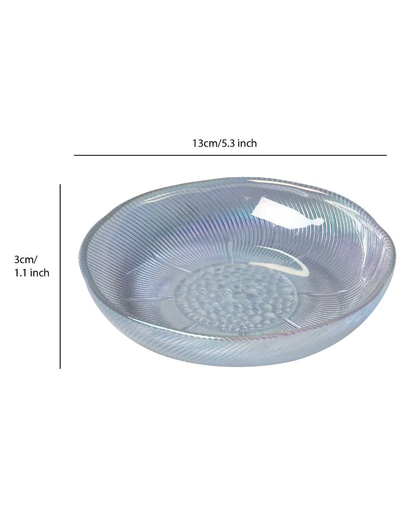 Beautiful Glass Serving Bowls | Set Of 6 | 5 inches