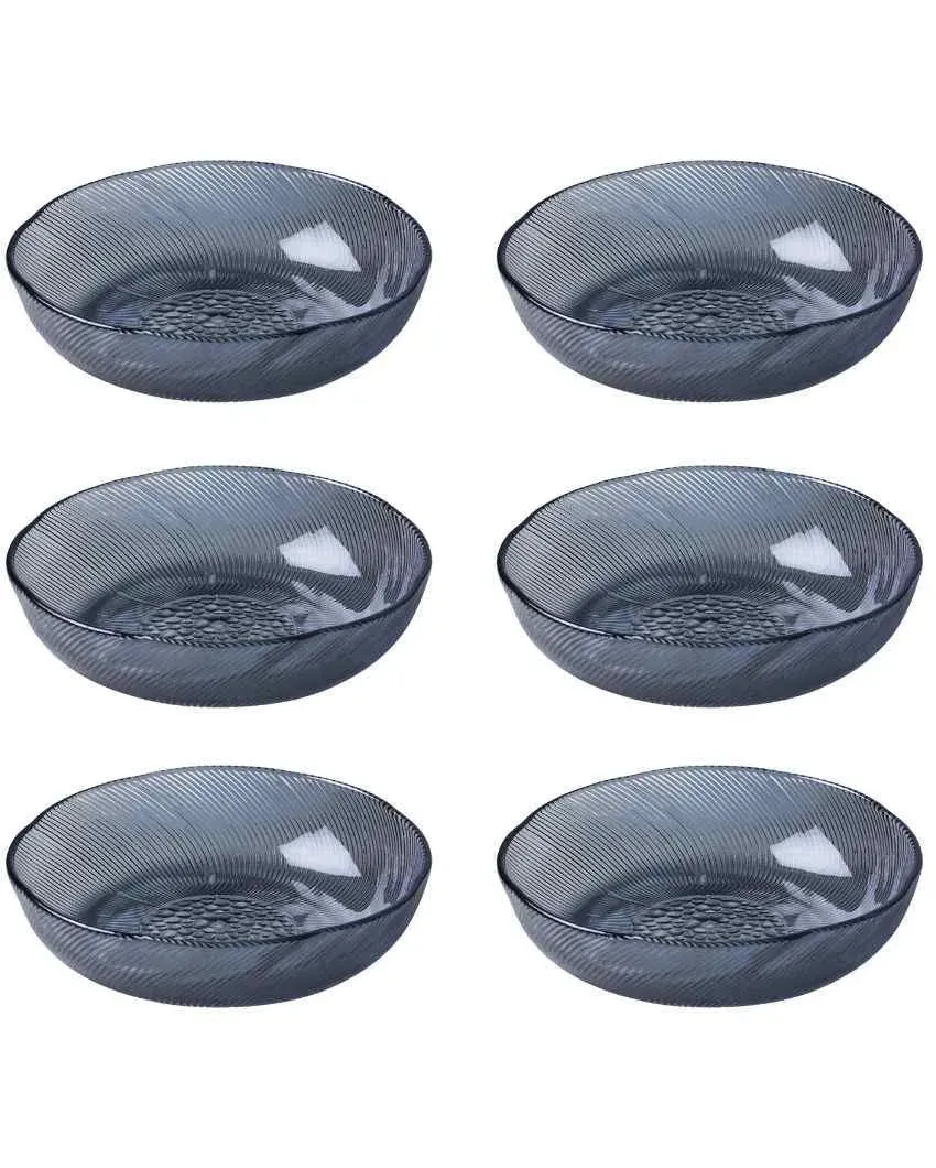 Beautiful Glass Serving Bowls | Set Of 6 | 5 inches