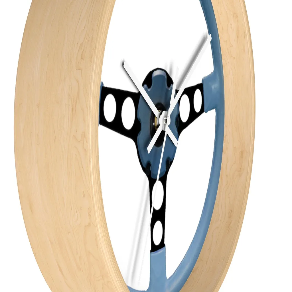 Blue Pontiac Firebird Trans Am Wall clock Gift Decor Classic Muscle Steering Wheel