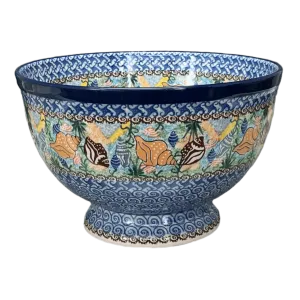 Bowl, Round, Deep, Pedestal, 10" in "Poseidon's Treasure" by Ceramika Artystyczna | A215-U1899