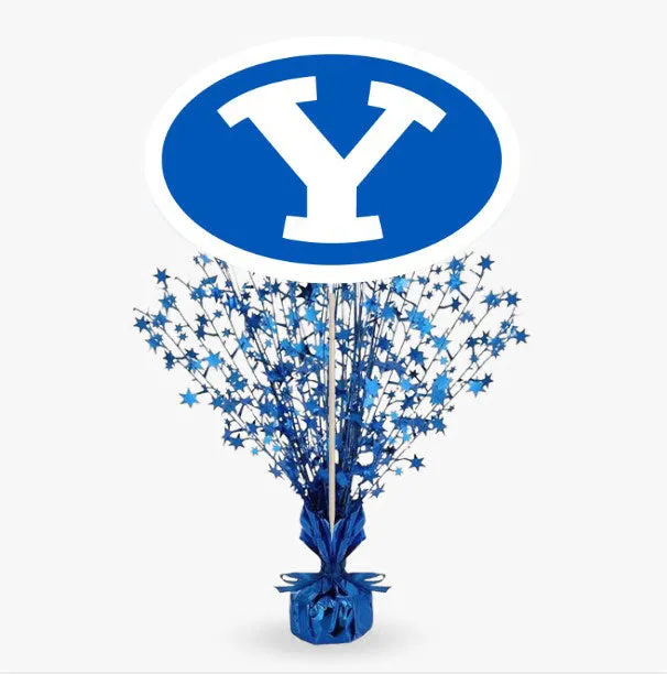 BYU Stretch Y Centerpiece Spray 14" | 1 ct