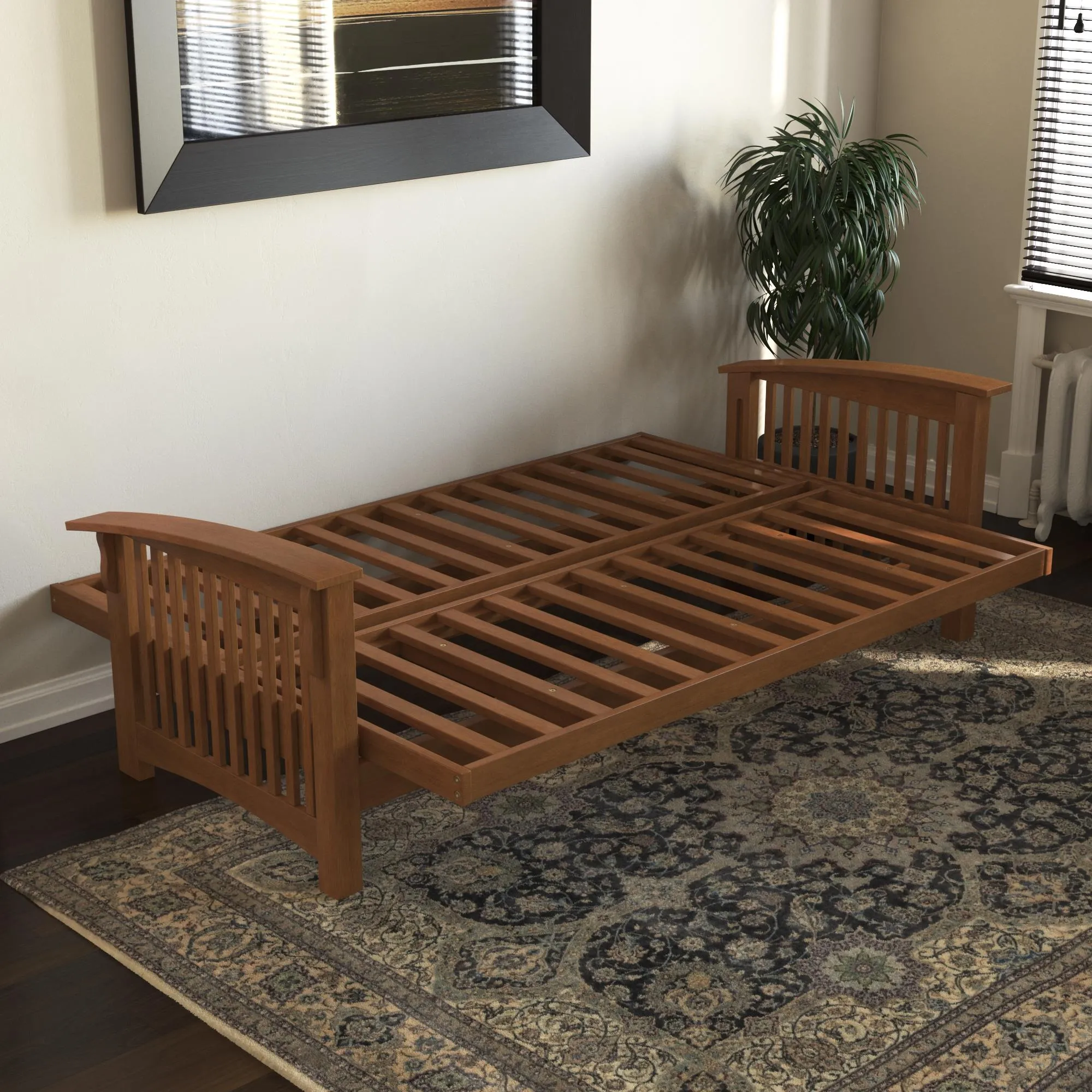 Cameron All Wood Futon Frame