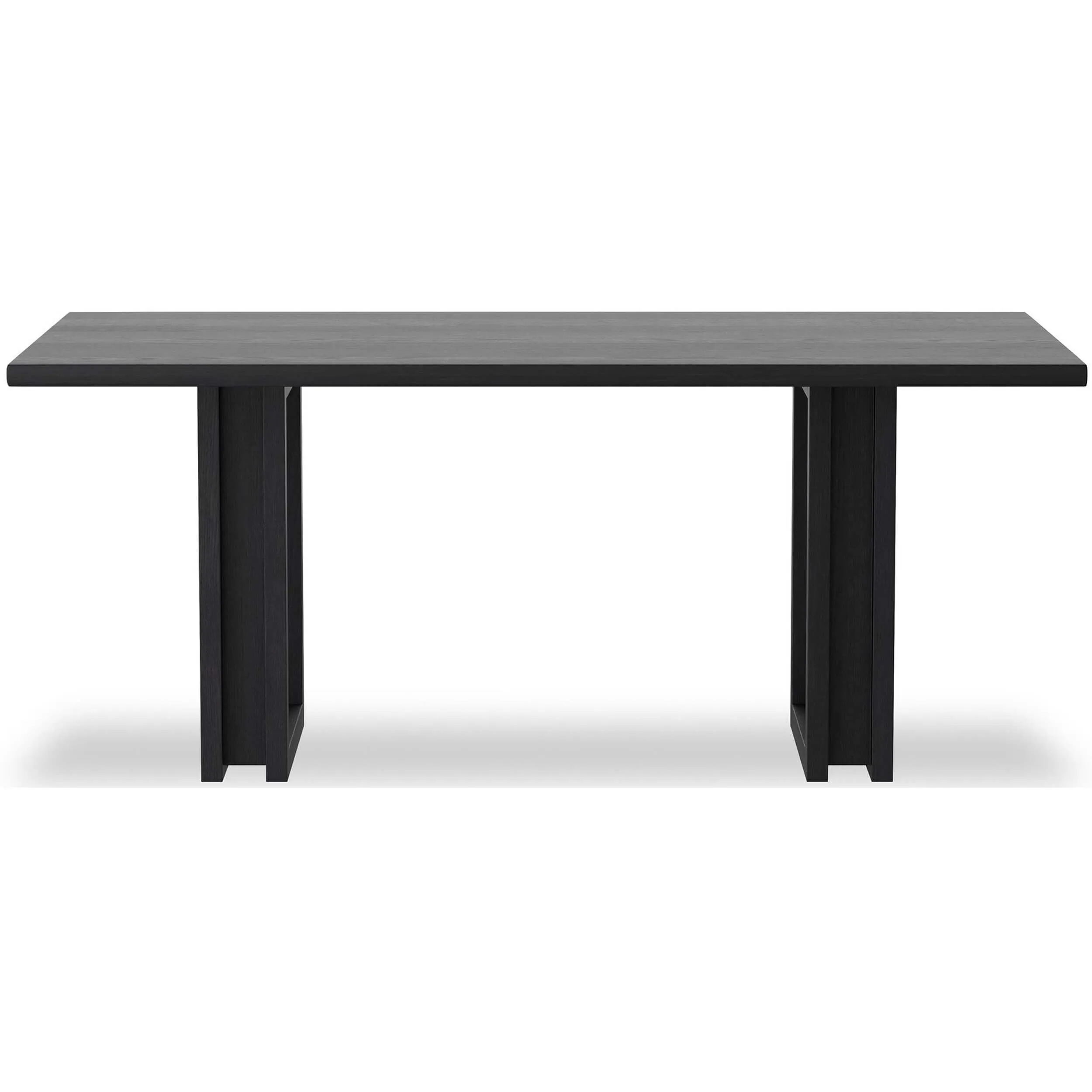 Carmel Dining Table, Black Wash