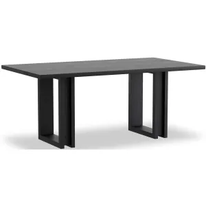 Carmel Dining Table, Black Wash