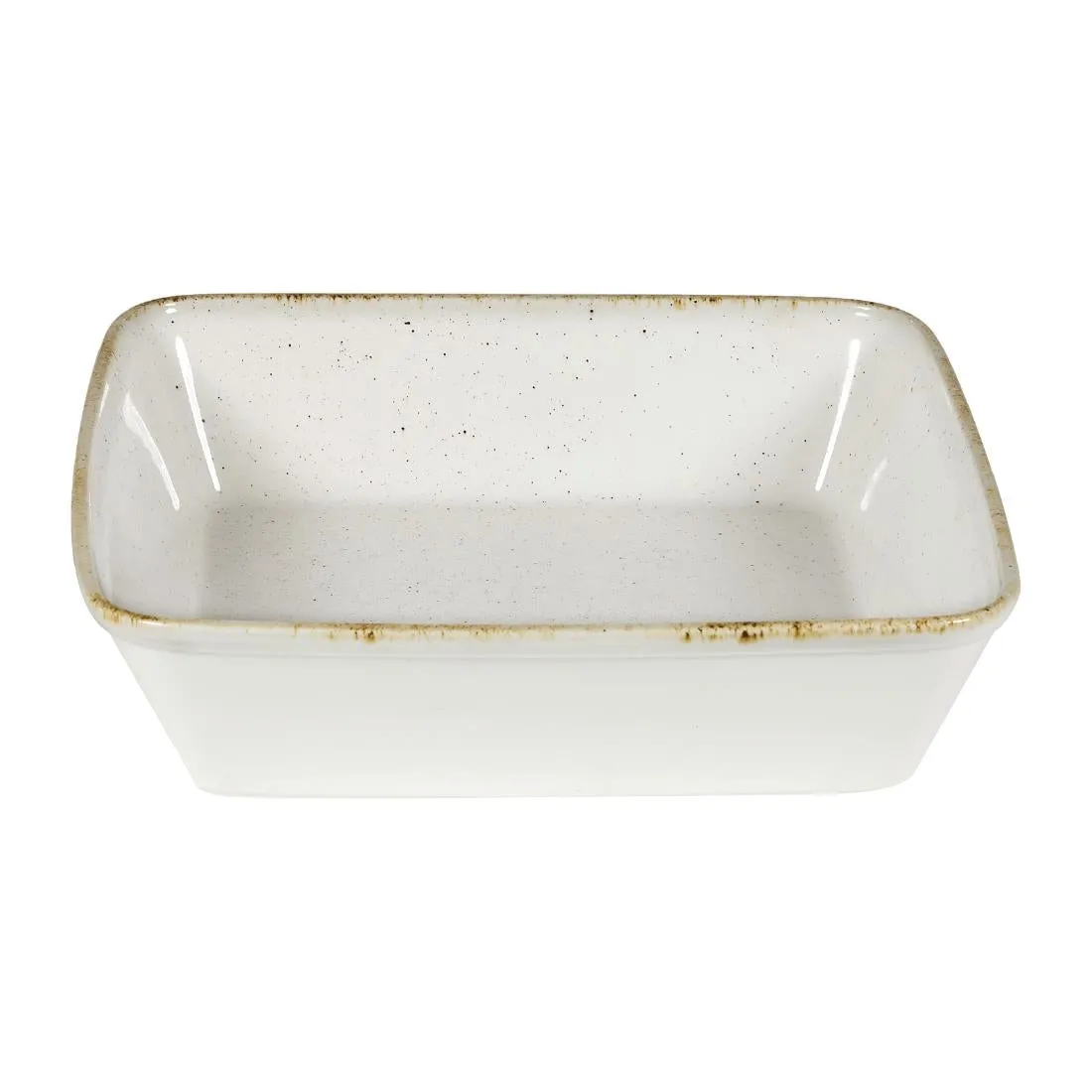 Churchill Stonecast Hints Square Baking Dishes Barley White 250mm (Pack of 6) - DY200