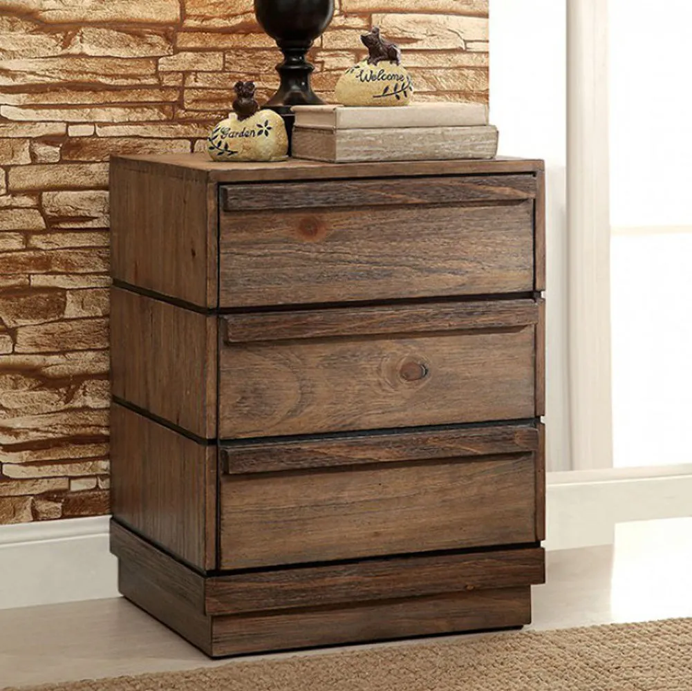 Coimbra Transitional Style Night Stand  By Benzara