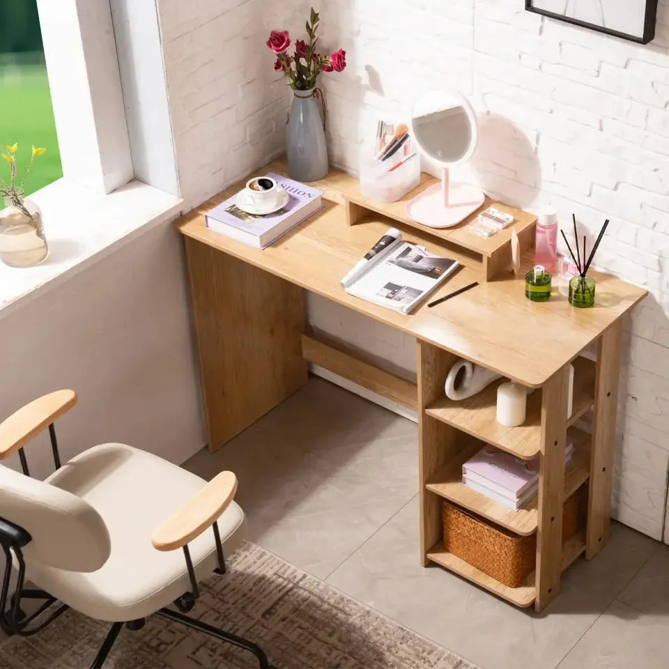 Computer Desk With Shelves