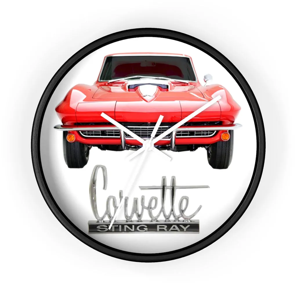 Corvette Wall clock Gift Decor Classic Muscle