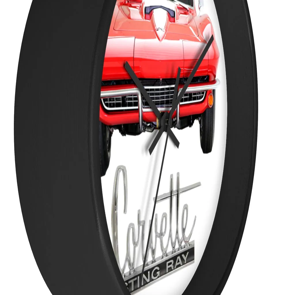 Corvette Wall clock Gift Decor Classic Muscle