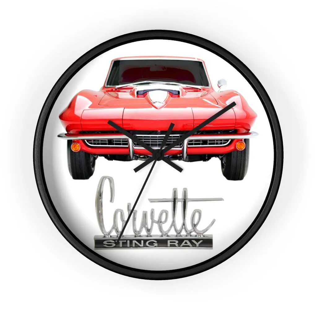 Corvette Wall clock Gift Decor Classic Muscle