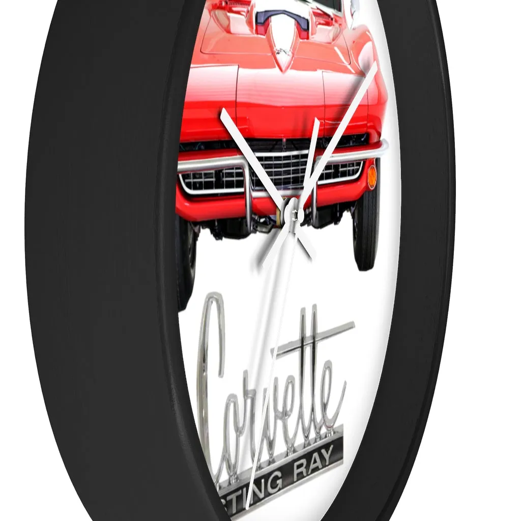 Corvette Wall clock Gift Decor Classic Muscle