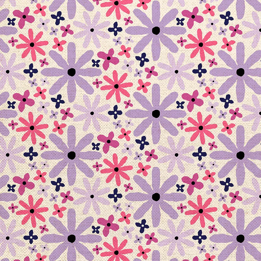 Daisy Toss - Purple/Pink