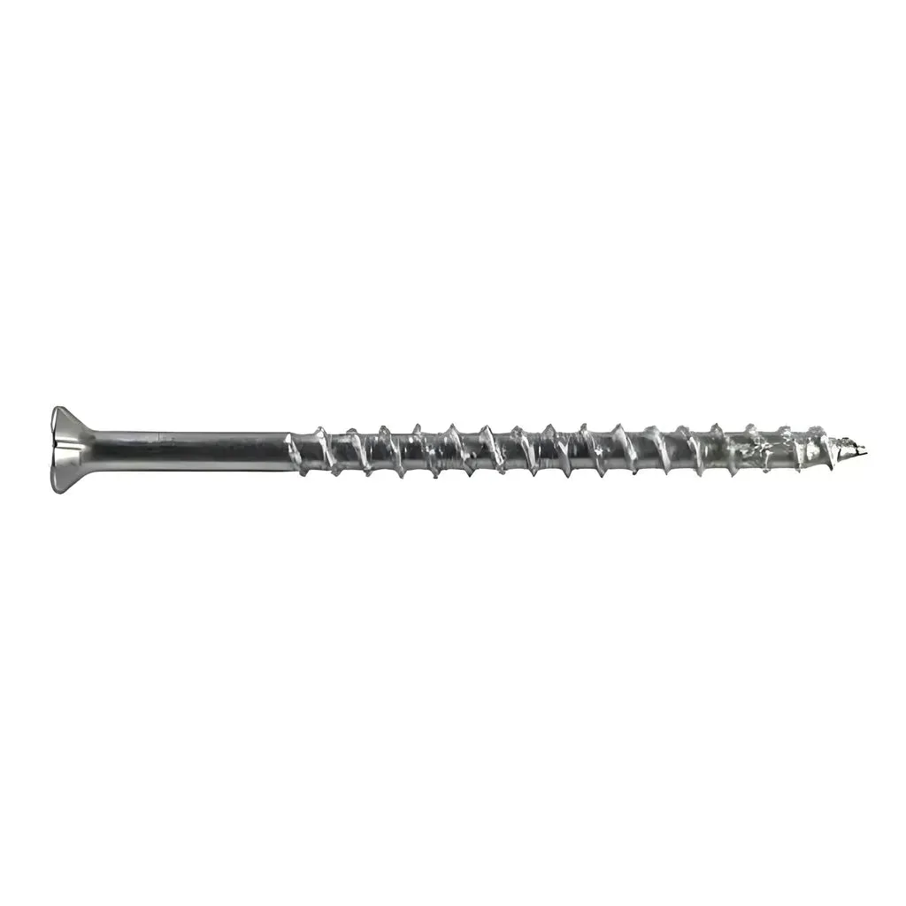 Deck-Drive DWP WOOD SS Screw - #10 x 3 in. T-25, Flat Head, Type 305, Gray (1750-Qty)