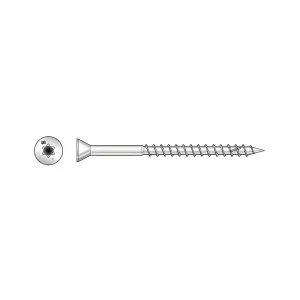 Deck-Drive DWP WOOD SS Screw - #7 x 1-5/8 in. T-15, Trim Head, Type 305 (1 lb.) (Pack of 10)