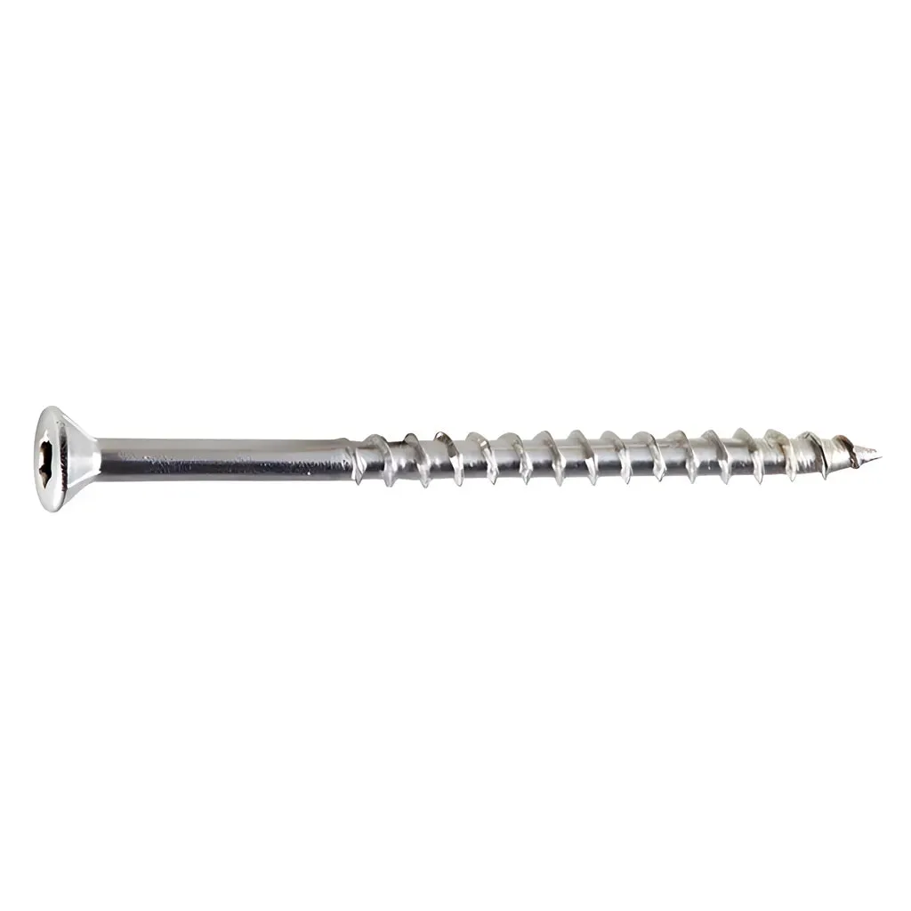 Deck-Drive DWP WOOD SS Screw - #7 x 1 in. T15, Trim Head, Type 316 (1 lb.) (Pack of 10)