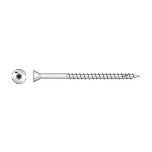 Deck-Drive DWP WOOD SS Screw - #7 x 2-1/2 in. T-15, Trim Head, Type 305 (5 lb.) (Pack of 6)