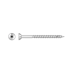 Deck-Drive DWP WOOD SS Screw - #8 x 1-5/8 in. T-20, Flat Head, Type 316 (100-Qty) (Pack of 5)