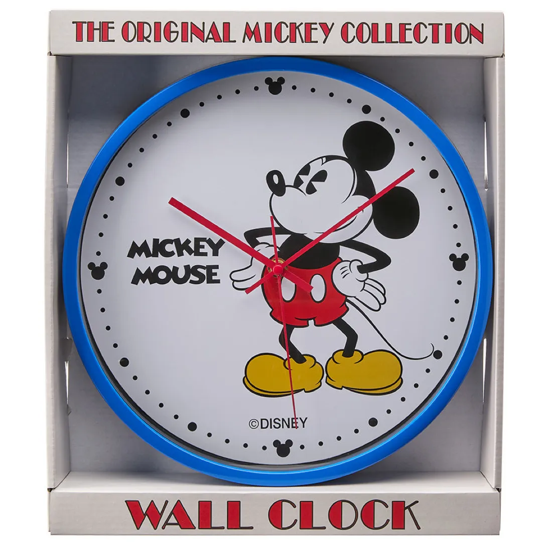 Disney Mickey Mouse 30cm Wall Clock - Blue