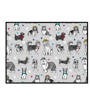 Drying Mat Micro Fiber Counter Top Dogs R7914