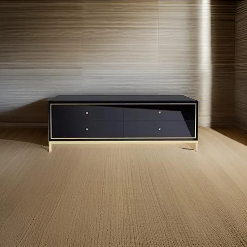 Elegant Rectangle Stylish Coffee Table With 4 Drawers