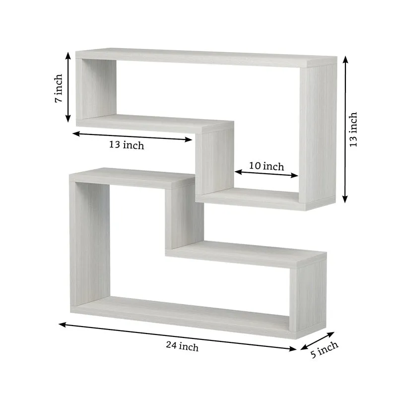 Emyona Wall Shelf - White