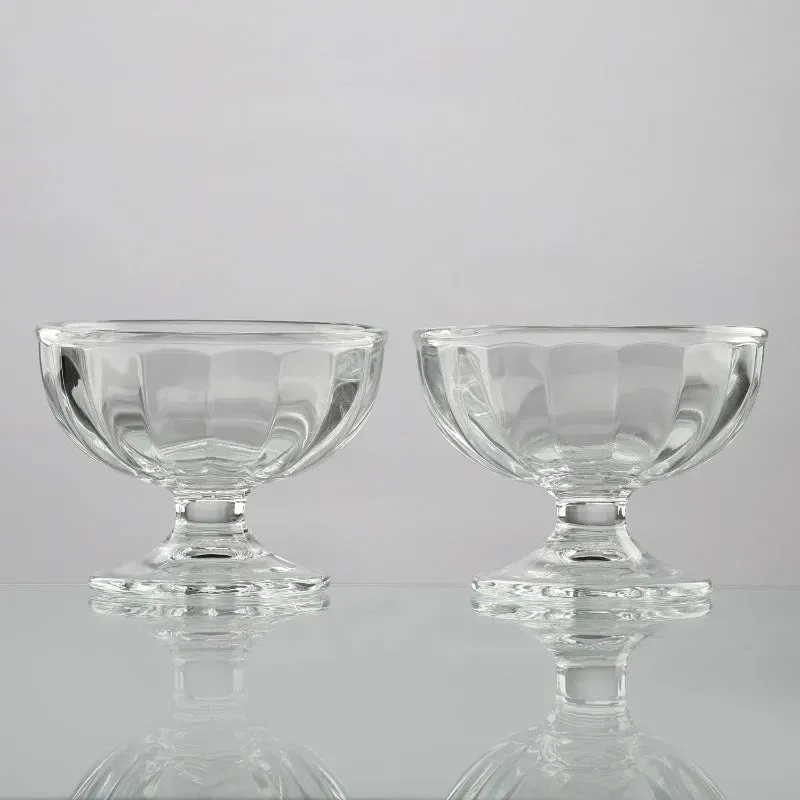 Etna Glass Icecream Dip Bowls | Set Of 2