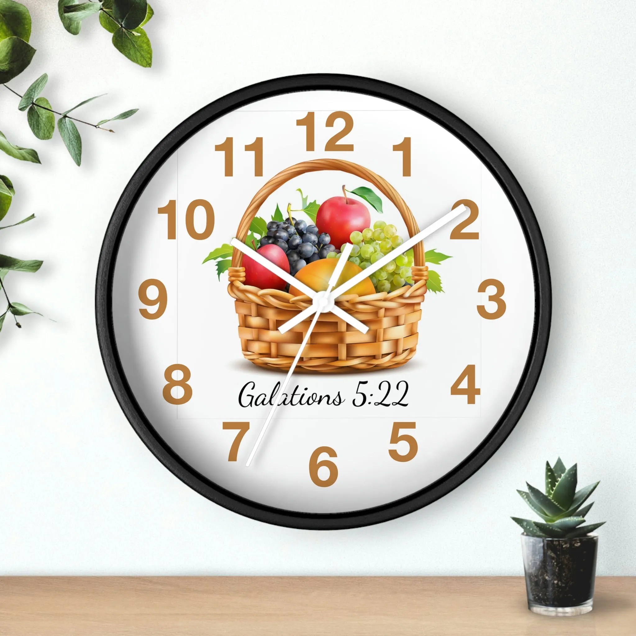 Fruit of the Spirit Wall Clock