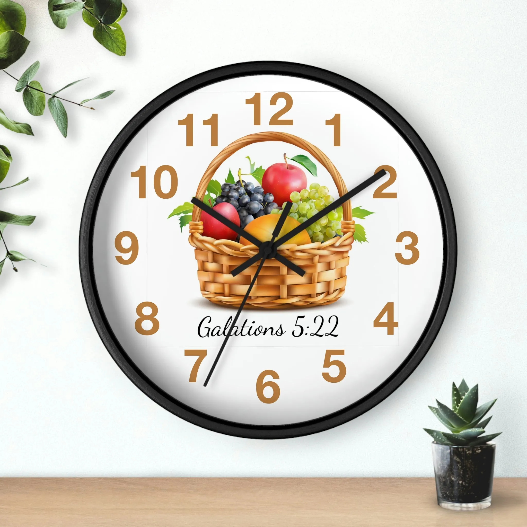 Fruit of the Spirit Wall Clock