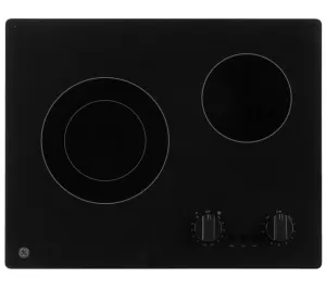 GE 21" Electric Cooktop Black - JP3021DPBB