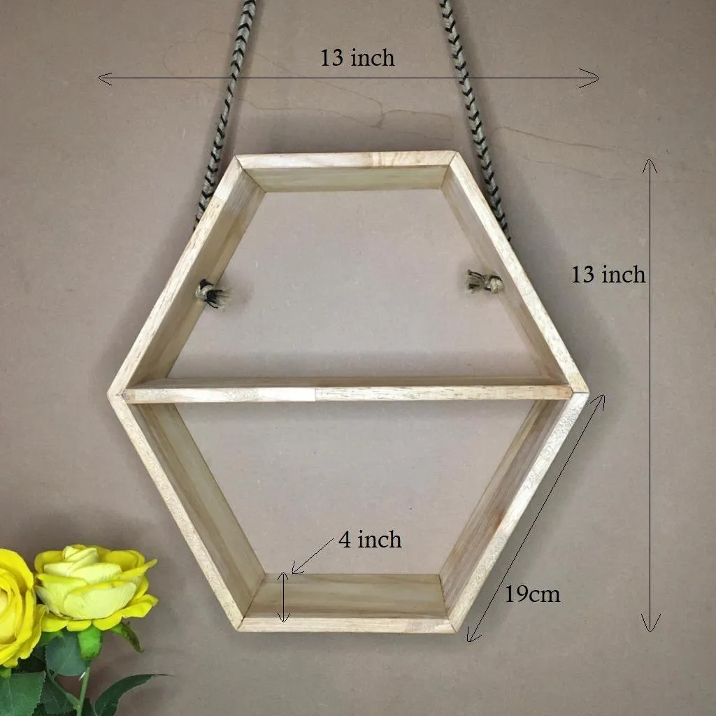 Geometric/Hexagonal Handmade Shelf By Miza