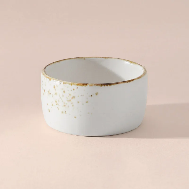 Gold Splatter Dessert Bowl