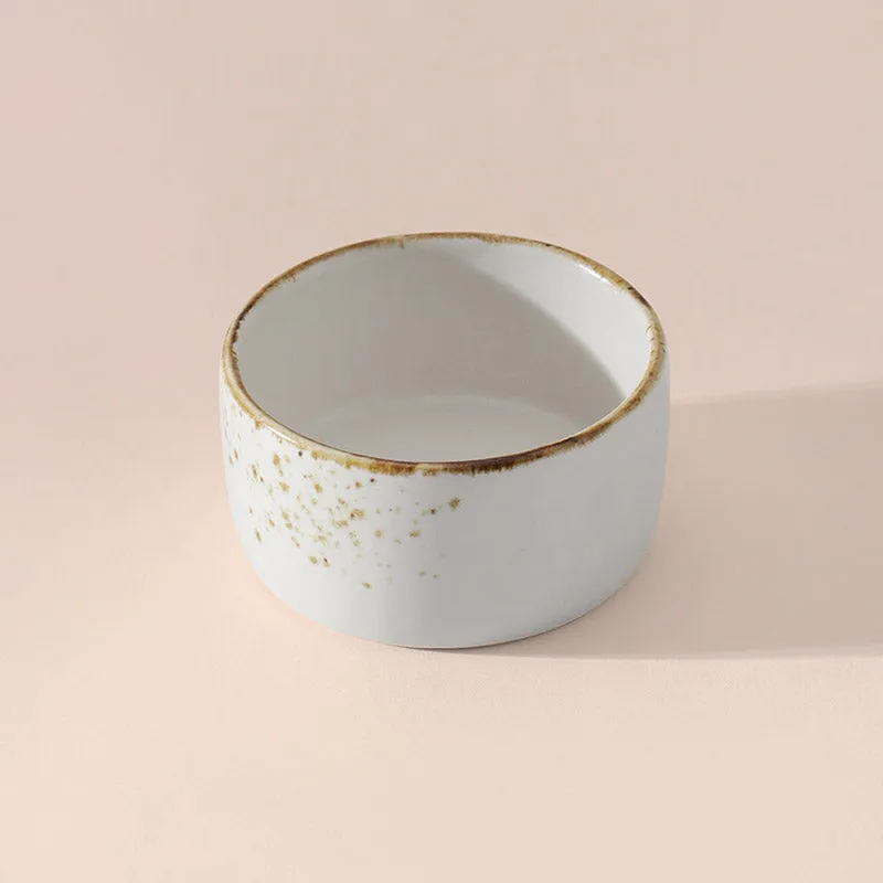 Gold Splatter Dessert Bowl