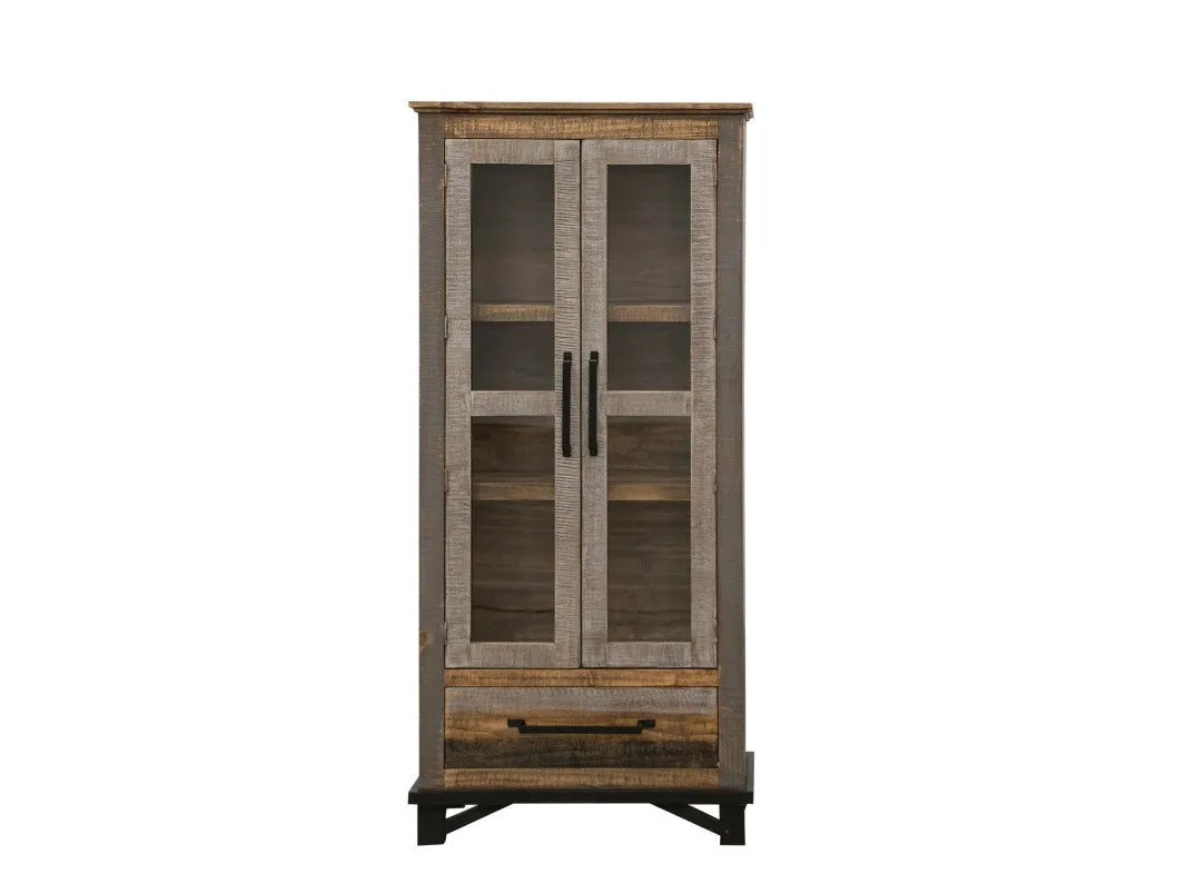 Greenview Loft Solid Wood Bookcase / Bar / Display Cabinet