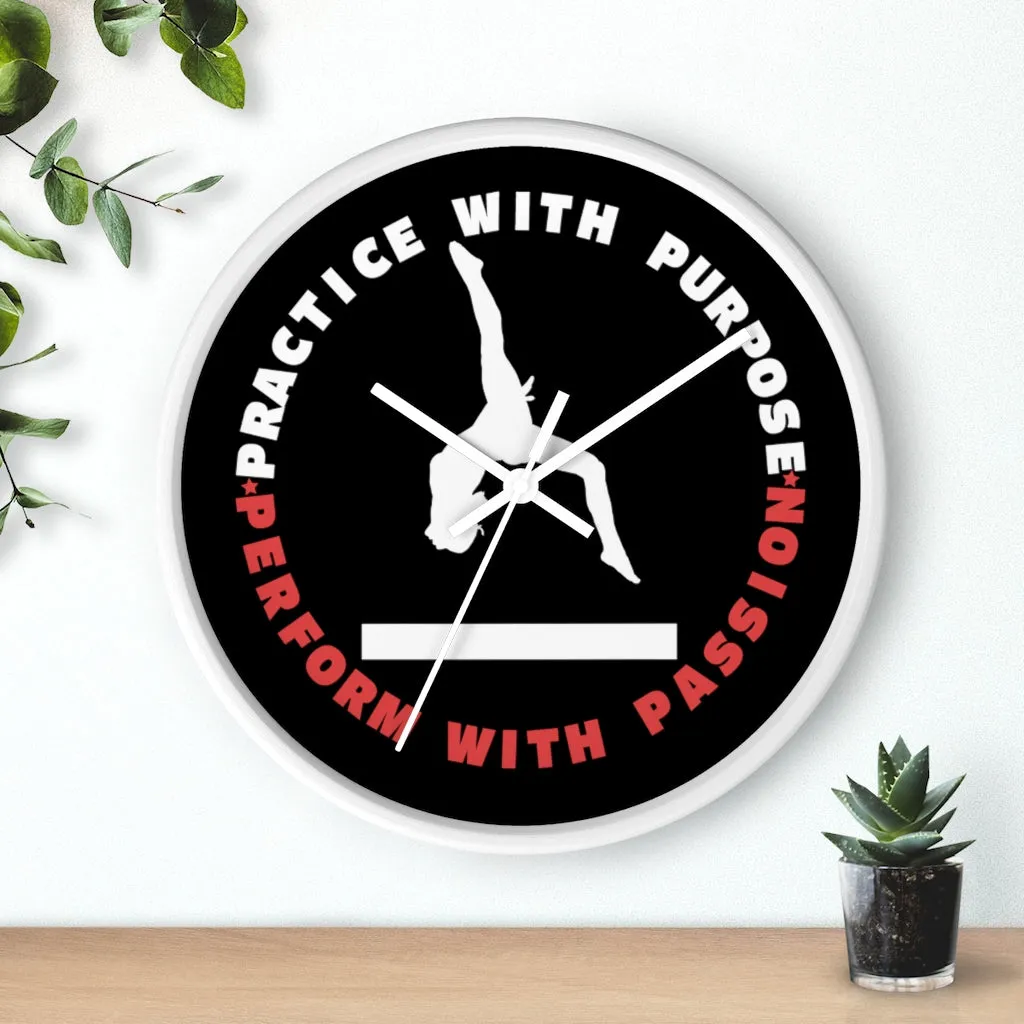 Gymnastics Theme Wall clock