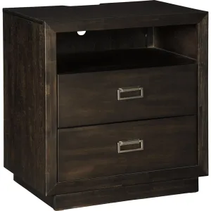 Hyndell Two Drawer Nightstand