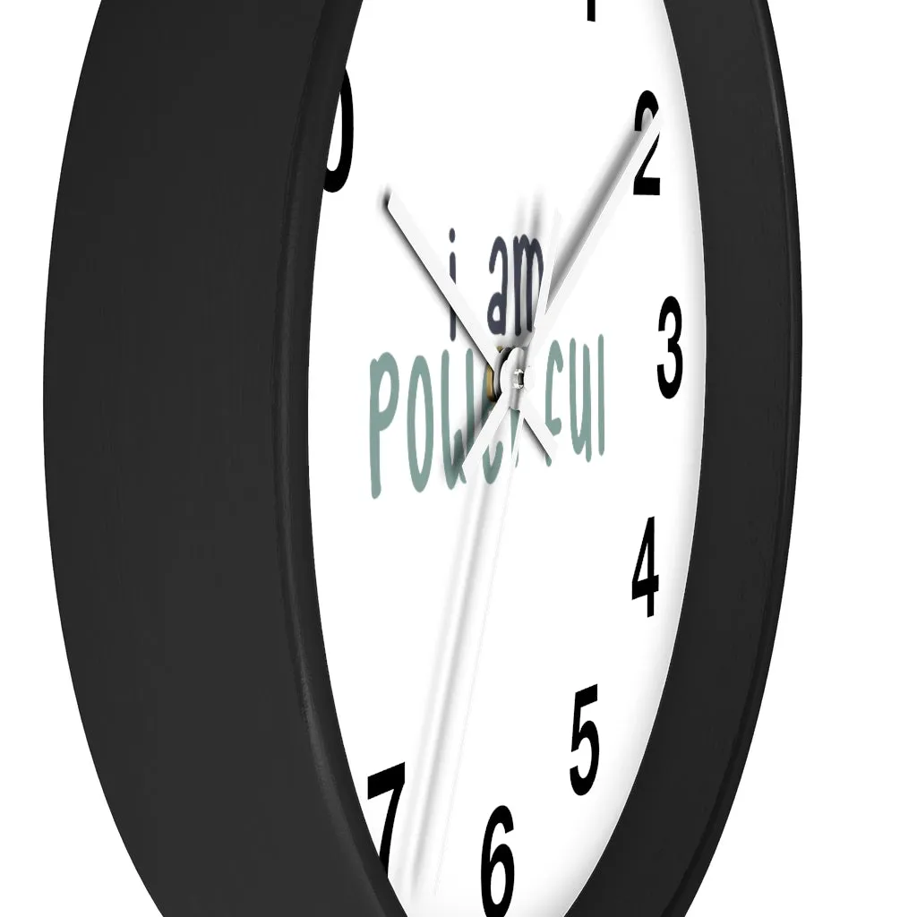 IAC HoIAC  Home & Livings-Home Decor  /Wall clock /I am powerful black with green