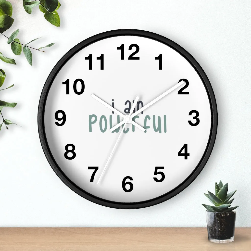 IAC HoIAC  Home & Livings-Home Decor  /Wall clock /I am powerful black with green