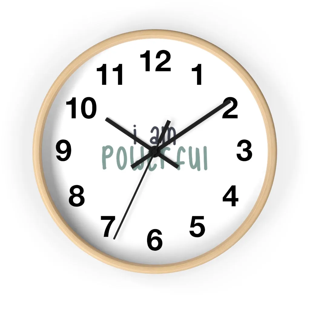 IAC HoIAC  Home & Livings-Home Decor  /Wall clock /I am powerful black with green