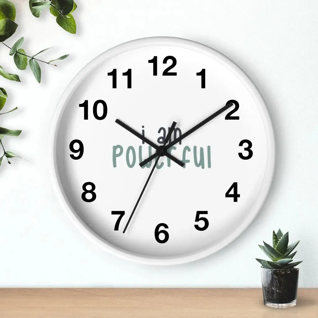 IAC HoIAC  Home & Livings-Home Decor  /Wall clock /I am powerful black with green